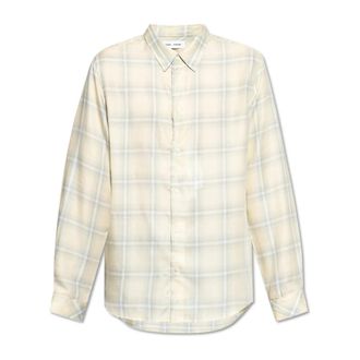 Sams&oslash;e & Sams&oslash;e Shirt Saryan - Heren - Casual Overhemden - Beige - L - Overhemden