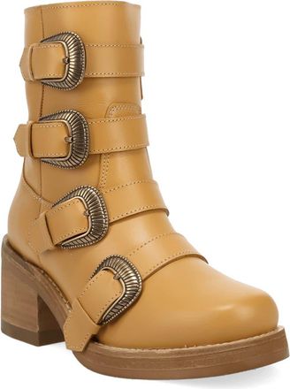 Dingo Topanga Buckle Strap Bootie in Plantain at Nordstrom, Size 9.5