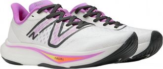 New Balance Womens Fuelcell Rebel V3 Running Shoes In White/cosmic Rose