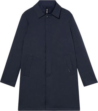 Brooks Brothers Cappotto monopetto idrorepellente - - Coats - Uomo - Blu - 2XL