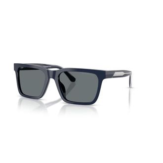 Emporio Armani Sunglasses, male, Blue, 57 MM, Square Sunglasses
