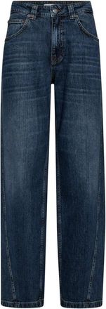 Co'Couture Straight Jeans - Dames - Loose Fit Jeans - Blauw - S - Denim - Jeans