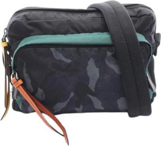 Prada Pre-owned Vintage Nylon Shoulder Bag - Heren - Vintage Schoudertas - Veelkleurig - ONE Size - Nylon - Vintage