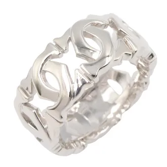 Cartier Silver White Gold (18K) Band Ring (Pre-Owned)
