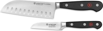 W&uuml;sthof Classic 5 Inch Santoku Knife & 3 Inch Straight Paring Knife, 2 pc Set