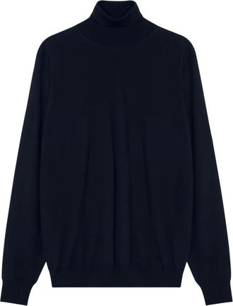 Drumohr Maglione a collo alto - Blu