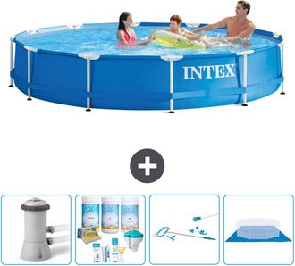 Intex Piscina Con Estructura Redonda - 366x76 Cm - 7-piezas S21028