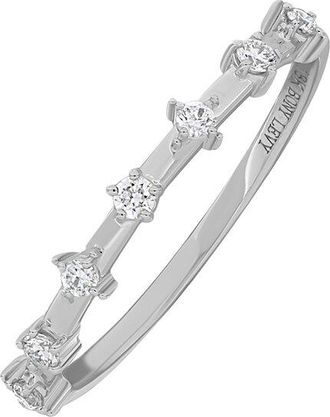 Bony Levy Aviva 18K 0.13 Ct. Tw. Diamond Stackable Ring