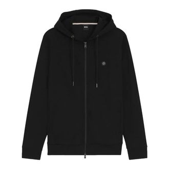 HUGO BOSS Zip-throughs, male, Black, XL, C-Spence 01 Hoodie
