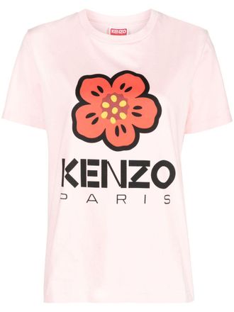 Kenzo Boke Flower cotton T-shirt - women - Cotton - M - Pink