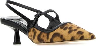Jimmy Choo London Womens Didi Heel Multicolor Calf Hair