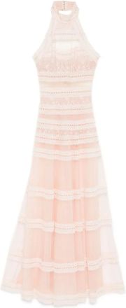 Saiid Kobeisy Abito smanicato in pizzo - Rosa