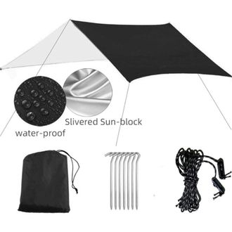 OEM Tienda De Campa&ntilde;a Impermeable Con Parasol De 3 M X 3 M, Lona Con Protecci&oacute;n Uv, Tienda De Playa, Sombra, Hamaca De Camping, Techo Doble, Toldo De Camp