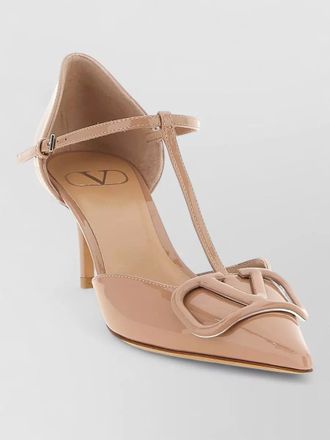 Valentino Garavani dorsay pumps patent finish pointed toe