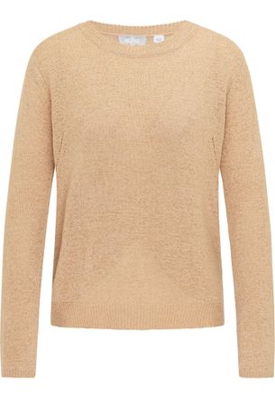 Usha Gebreide trui Dames taupe