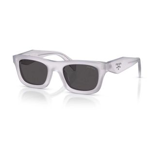 Prada Dames, Accessoires, Grijs, Maat: 50 MM Polyamide