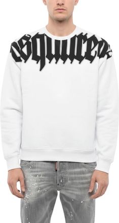 Dsquared2 White Crew Neck Sweatshirt