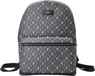 Jimmy Choo London Pre-owned Canvas Rugzak - Dames - Vintage Rugzakken - Grijs - ONE Size - Vintage