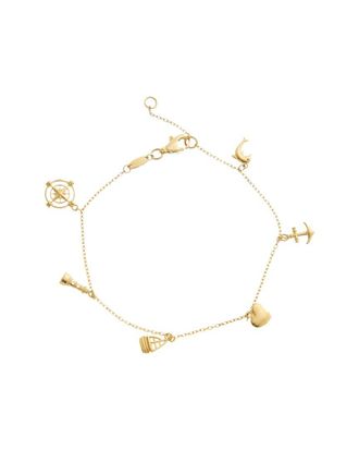 Italian Gold, Inc 14K Nautical Charms Adjustable Length Bracelet