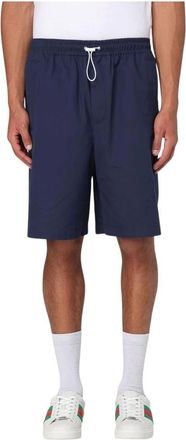 Gucci Hombre, Pantalones cortos, Azul, Talla: S