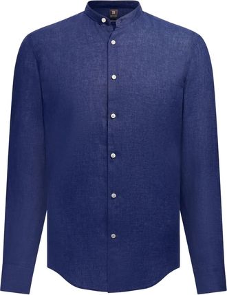 Boggi Milano Camicia in lino - Blu