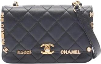 Chanel Borsa a spalla in pelle Pre-owned - - Pre-owned - Donna - Nero - ONE SIZE