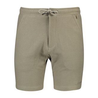 Airforce Korte Broeken, Heren, Groen, L, Katoen, Groene Shorts Slim Fit Katoen