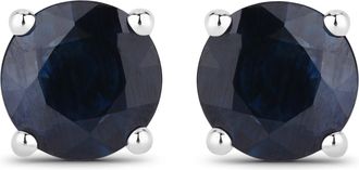 Diana M. Jewels Blue Sapphire Round 5.50mm - 2Pcs ( Push (PBF03) (5.10x4.70mm) Post )
