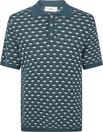 Les Deux Esmay Shell Knitted Polo Shirt