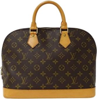 Louis Vuitton Pre-owned Handbags, female, Brown, Size: ONE SIZE Pre-owned Vintage Monogram Canvas Handbag