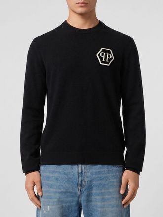 Philipp Plein Maglia a girocollo PP in cashmere