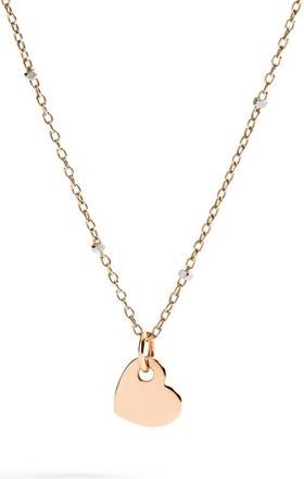 Dodo COLLANA MINI CUORE ORO ROSA