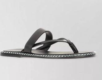 Dries Van Noten slide sandals open toe flat sole