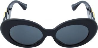 Versace Dark Gray Oval Ladies Sunglasses VE4426BU GB1/87 54