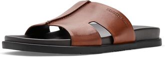 Kenneth Cole Willy Mens Sandals Medium Brown Leather : 10 M