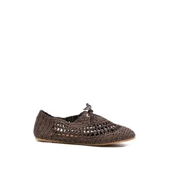 Superga Ballerinas, female, Brown, Size: 10 US 3021 Crochet Ballerina