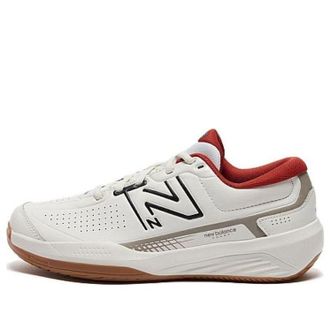 New Balance 696 v5 Low Shoes White Red MCH696D5