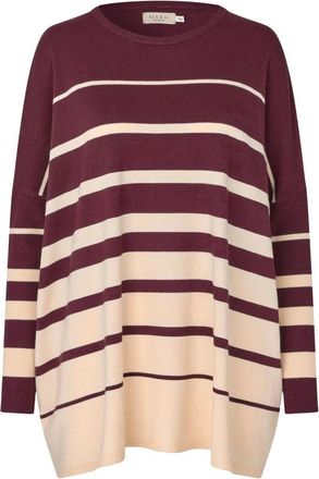 Masai Firdis Wol Trui - Dames - Ronde hals truien - Veelkleurig - M - Wol - Truien & Vesten