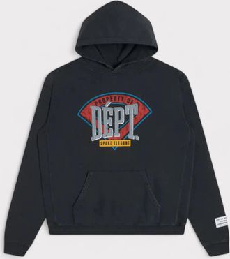 Gallery Dept. Mens. Field Graphic Hoodie Vintage Black - Size X-Small