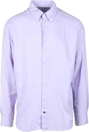 Carrel Purple Textured Button-Down Shirt