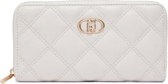 Liu Jo monogram-plaque quilted wallet - Neutrals