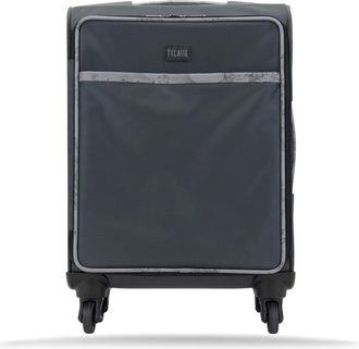 Alviero Martini 1A Classe Unisex Trolley met Geografische Print - unisex - Handbagage koffer - Grijs - ONE Size - Katoen - Koffers