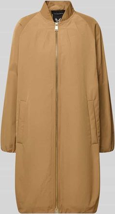 Fuchs Schmitt Mantel mit Stehkragen und Zweiwege-Rei&szlig;verschluss in Camel, Gr&ouml;&szlig;e 34