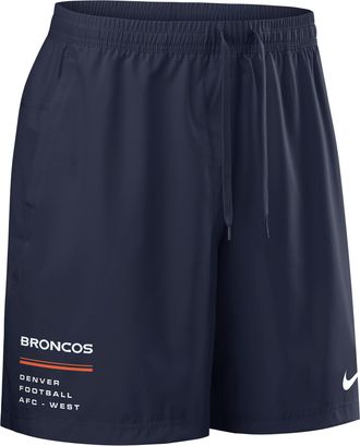 Nike Denver Broncos Nike Mens NFL Woven Shorts in Blue | 04PW41S8W-YSJ