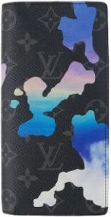 Louis Vuitton Pre-owned Wallets, female, Black, Size: ONE SIZE Pre-owned Long Wallet
