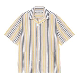 Carhartt Work in Progress Carhartt Wip, Short Sleeve Shirts, male, Multicolor, Size: XL S/S Folsey Shirt