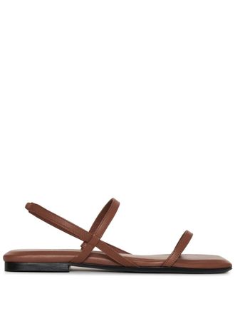 サンダル・ミュール ANINE BING Eve Mules Shoes - ANINE BING - Leather - Brown ANINE BING Eve Sandals | Shopbop