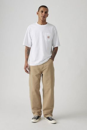 Levi's 568 Loose Straight Carpenter - Uomo - 26X30 - Bianco / Undyed Ecru Greige Lightweight Canvas