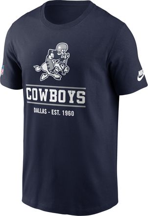 Nike Dallas Cowboys Essential Nike Mens Dri-FIT NFL Long-Sleeve T-Shirt in Blue | 02ET41SQ7R-TC1