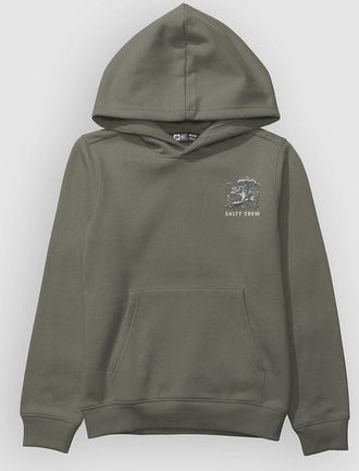 Salty Crew Surf Shark Kids Hoodie groen